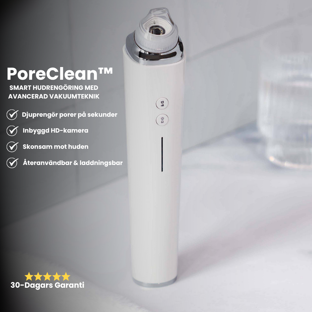 PoreClean™ – Smart hudrengöring med avancerad vakuumteknik